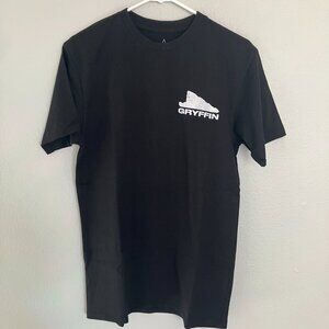 Black Short Sleeve Logo Tee